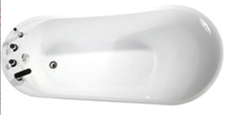 Acrylic Freestanding Tub With Deck Mount Faucet suppliers